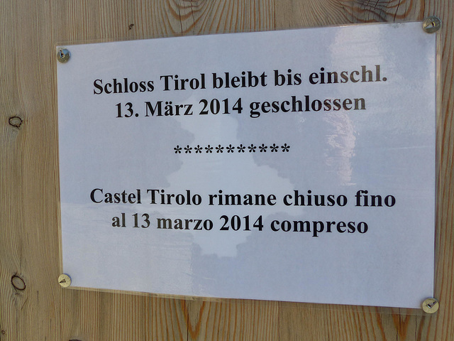 Tirol - Schloss Tirol