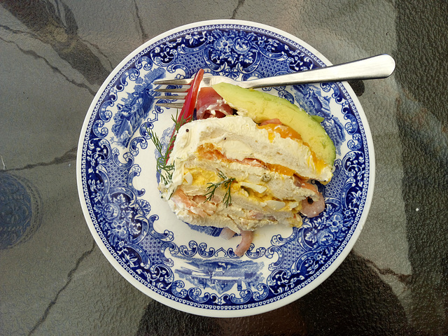 my first Smörgåstårta - lunch!