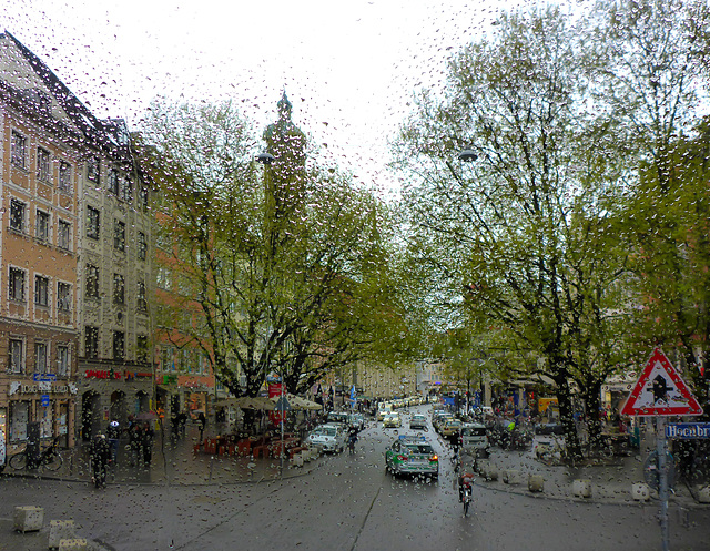 München im Regen