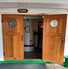 Eingangsbereich Poop (Rickmer Rickmers)