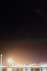 Orion over Weymouth ferry terminal, Nothe Fort and Sea Life tower