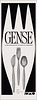 Gense Silverware Ad, 1960