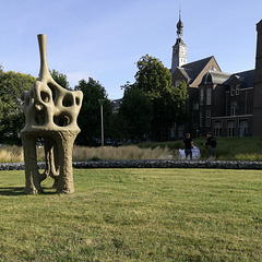 Artwork in the garden of the Leiden University Medical Centre
