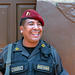 Policeman smile form Lima