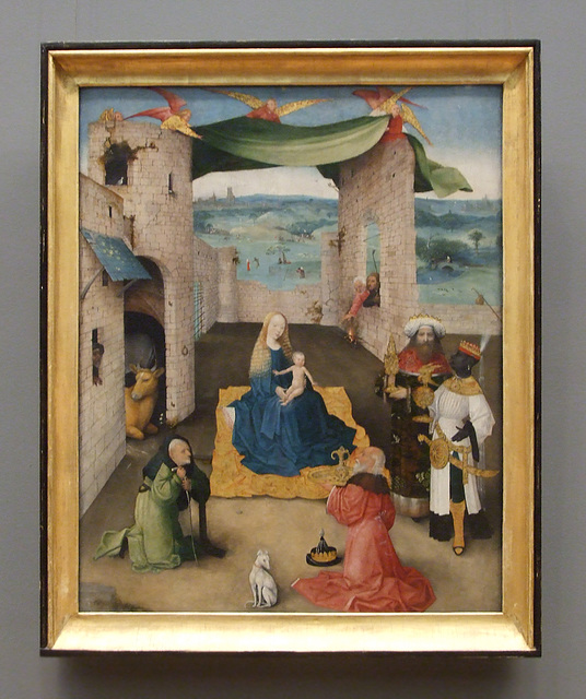 The Adoration of the Magi by Bosch in the Metropolitan Museum of Art, August 2010
