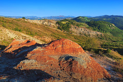 Argille Rosse in Val Ceno, presso Serravalle