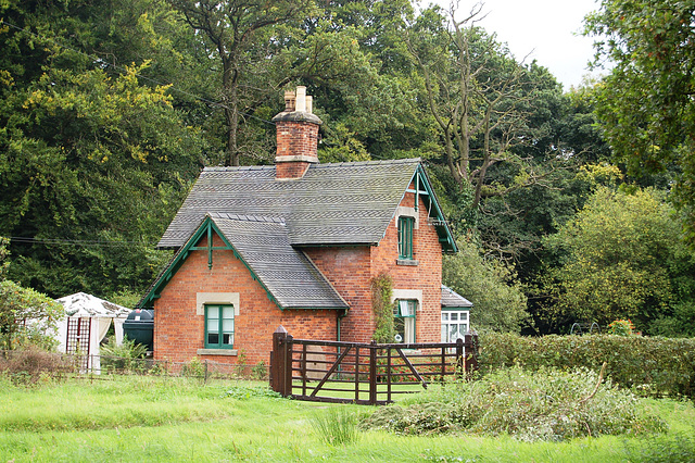 Lodge to Calwich Abbey, Staffordshire