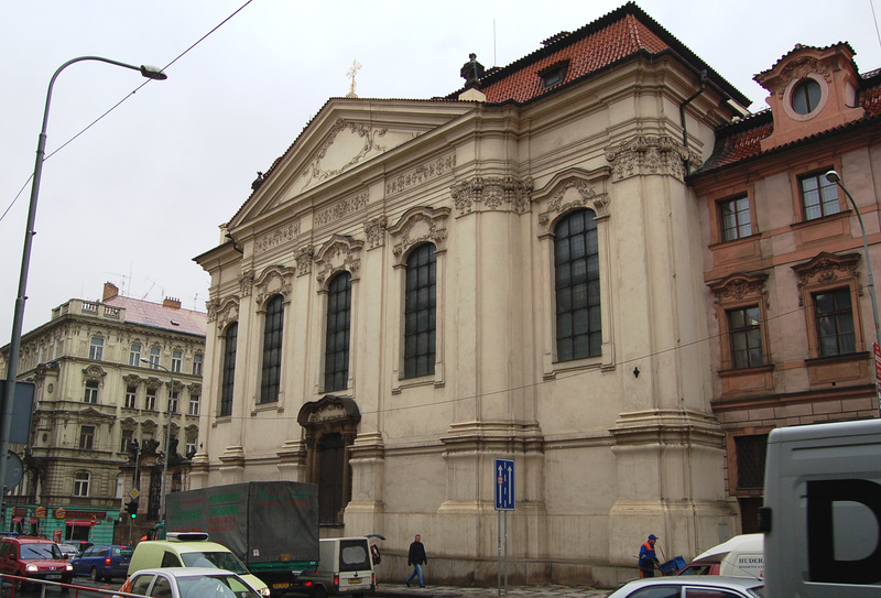 Saint Charles Borromeo's Church,  Resslova Street, New Town, Prague