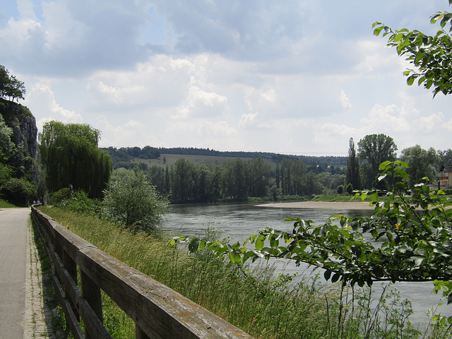 Weg vom Kloster zum Parkplatz