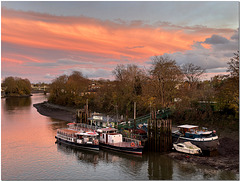 The Thames from Kew Bridge The Thames from Kew Bridge