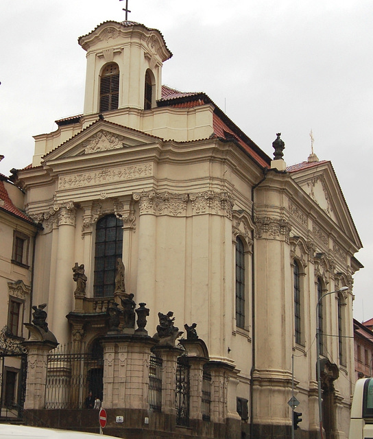 Saint Charles Borromeo's Church,  Resslova Street, New Town, Prague