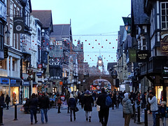 Christmas shopping in Chester
