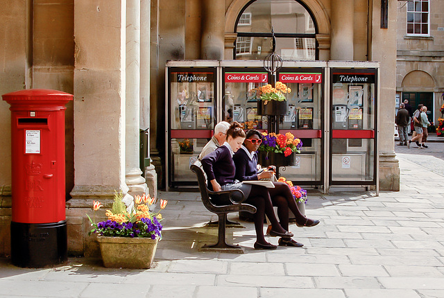 Sharing a Bench in Wells