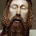 Tête du Christ , oeuvre du XIVe siècle de Jaume Cascalls , connu pour ses effets dramatiques et naturalistes .