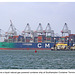 CMA CGM Louvre container ship Southampton 24 1 2024