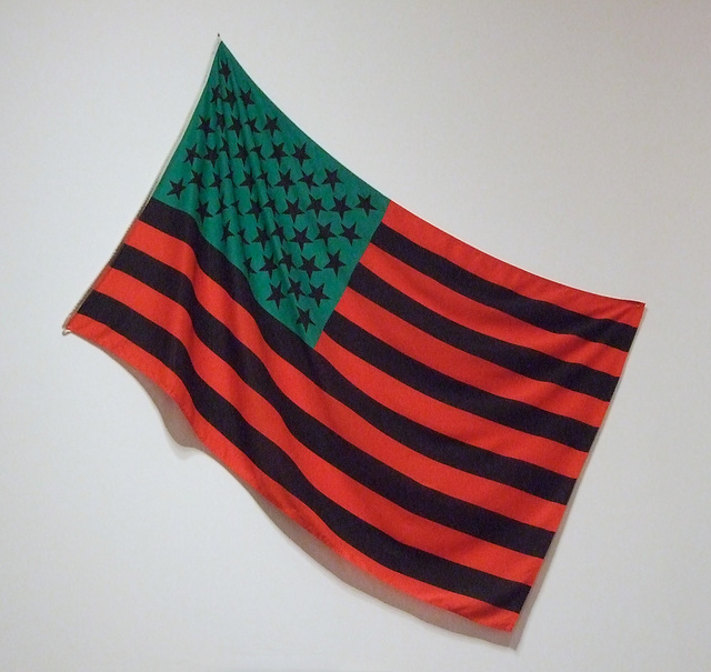 African-American Flag by David Hammonds in the Museum of Modern Art, October 2010