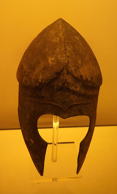Bronze Helmet of Chalcidian Type in the British Museum, May 2014
