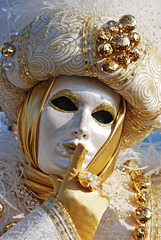 Venetian mask from Venice Carnival