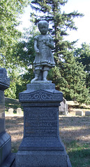 Grave of a Child in Greenwood Cemetery, September 2010