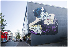 Graffiti en las calles de Reikiavik