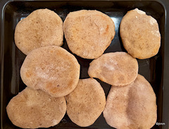 Sourdough Pita - the trial run!