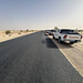 On the road in Mauritania. On the road in Mauritania.
