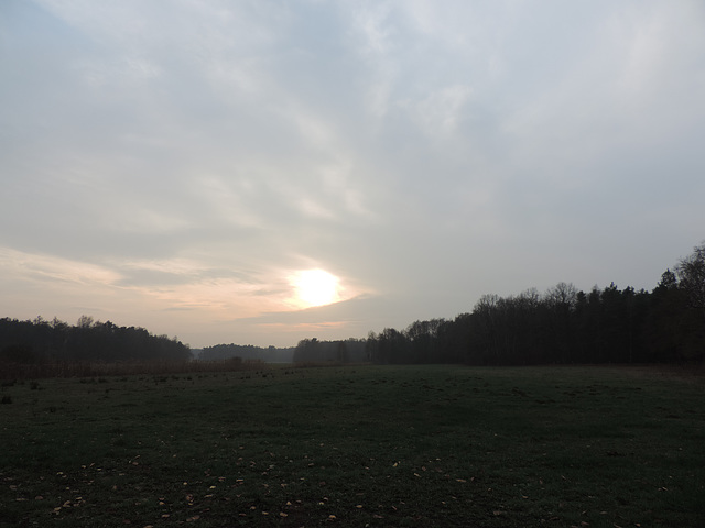 Sonnenuntergang am Heegesee