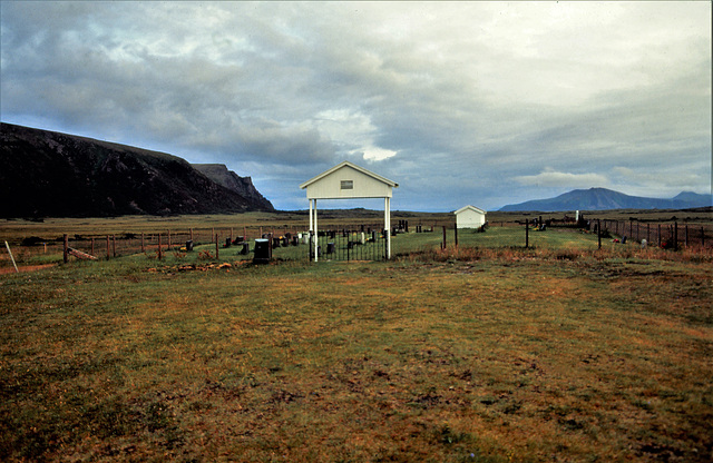 Der Friedhof von Stave auf den Vesterålen