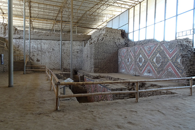 Excavated Area Of The Huaca De La Luna