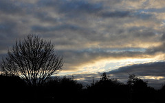 hier soir au coucher du soleil