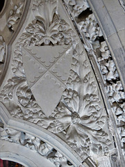 belchamp walter church, essex,detail of the tomb of sir john de boutetourt +1324/5