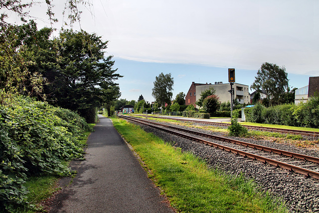 Gleise der Bahnstrecke Hamm–Lippborg (Hamm) / 6.07.2024