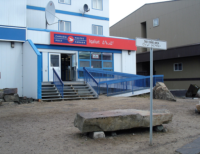 Taxi stand area