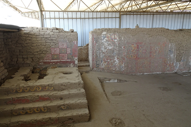 Wall Paintings In The Huaca De La Luna