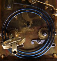 Carriage clock key