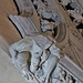 belchamp walter church, essex,detail of the tomb of sir john de boutetourt +1324/5