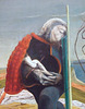 Detail of Woman, Old Man, and Flower by Max Ernst in the Museum of Modern Art, August 2010