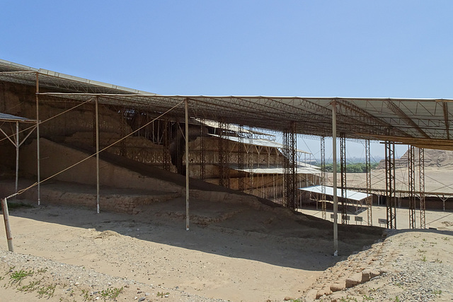 Excavated Area Of The Huaca De La Luna