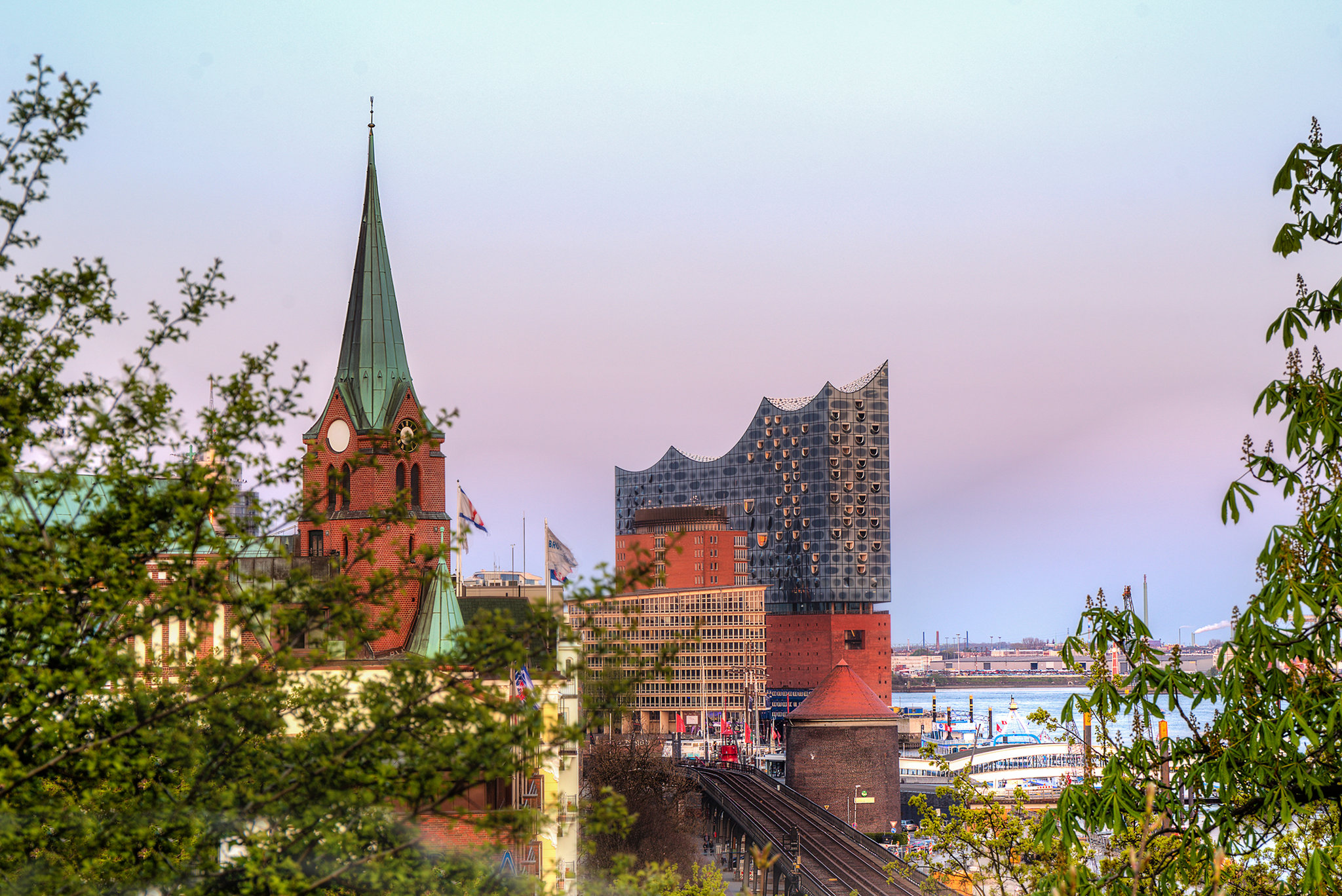 Hamburg. Blick vom Stintfang. 201605