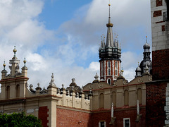 Krakow- Cloth Hall and Saint Mary's Basilica