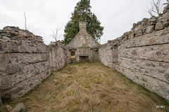 The ruins of the old croft at Dusach (NH 99595 45965)