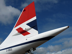 Tail of Concorde G-BBDG