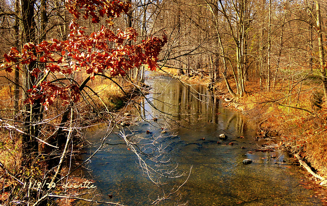 November in the river valley.