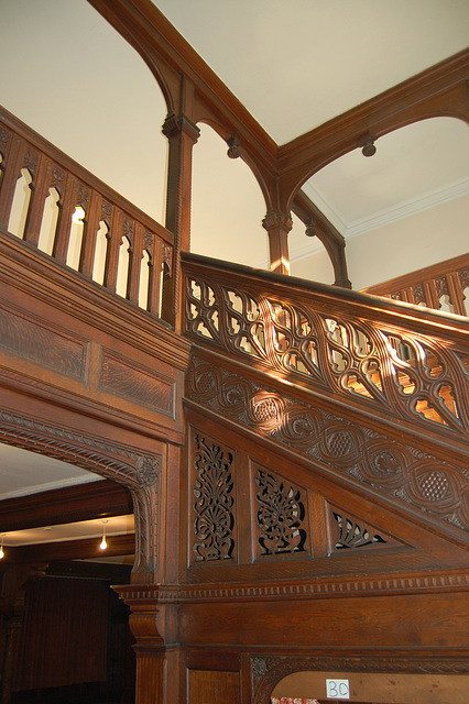 Staircase Hall, Kirklington Hall, Nottinghamshire