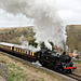 BR standard class 4 2-6-4T 80136 at Abbots House with the 12.35 Grosmont - Pickering NYMR The Moorlander  5th April 2025.