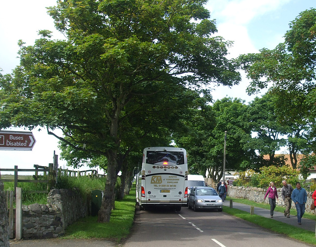 DSCF3856 K M Travel YJ16 UTO on the Holy Island of Lindisfarne - 14 Jun 2016