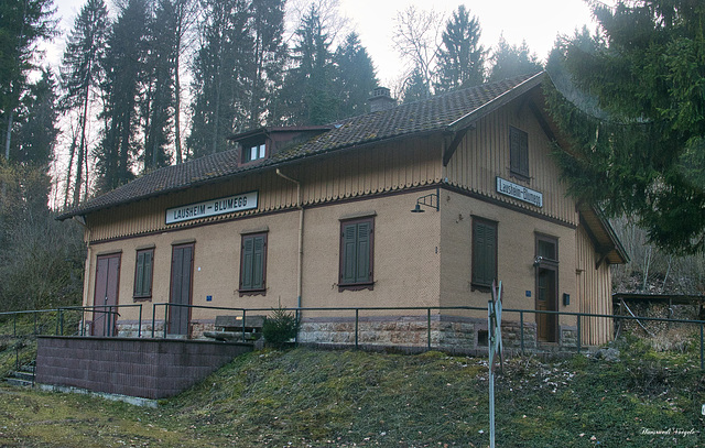 Bahnstation der Sauschwänzle Bahn