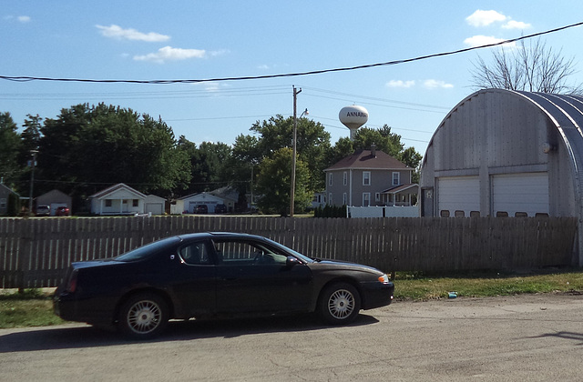 Annawan water tower & vroom vroom fence