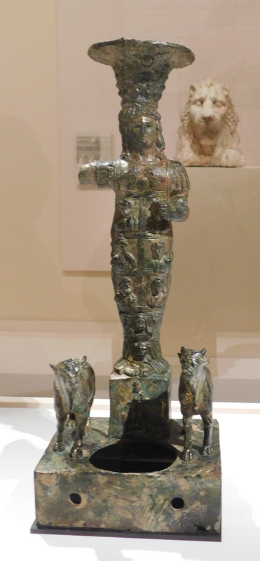 Statuette of Jupiter Heliopolitanus in the Metropolitan Museum of Art, March 2019