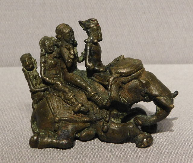 Elephant with 4 Riders from the Brahmapuri Hoard in the Metropolitan Museum of Art, October 2023